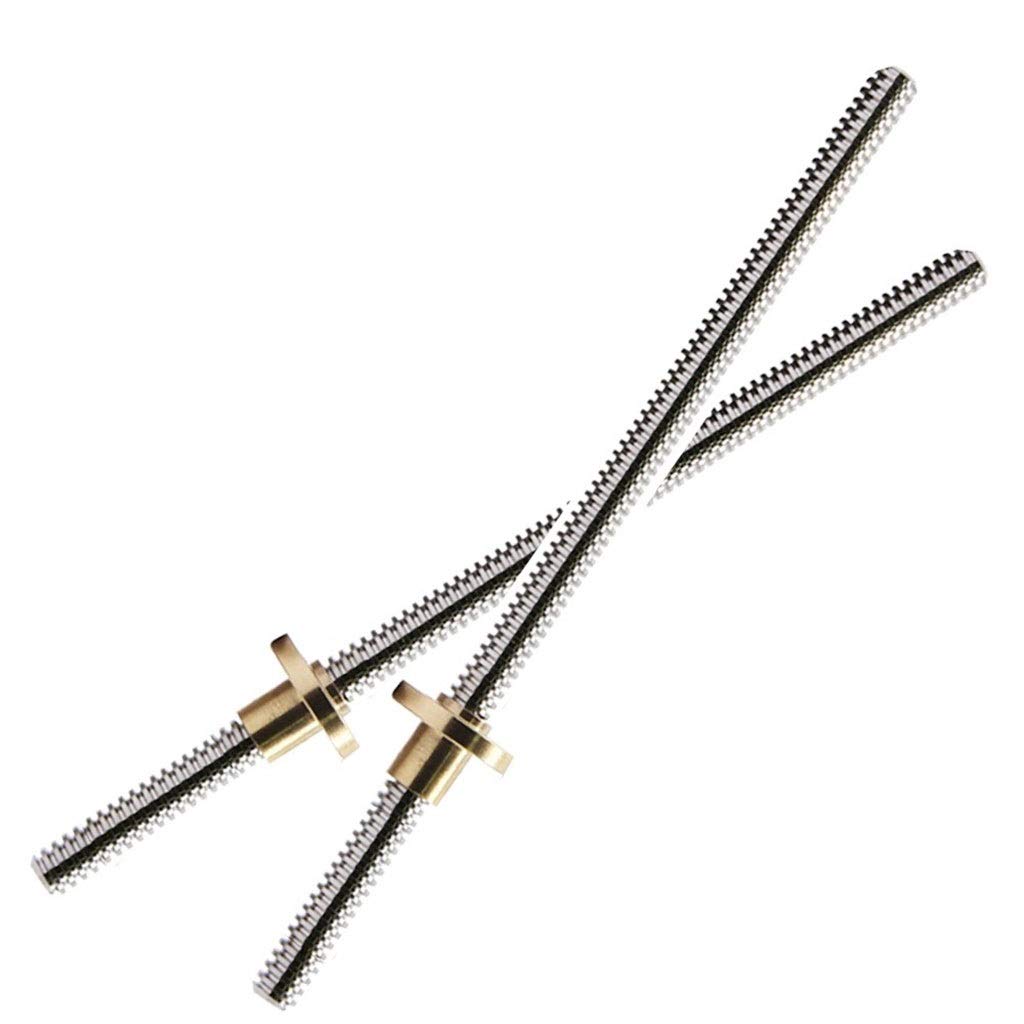 Tornillo T8 de 8 mm de paso helicoidal de 2 mm con tuerca de latón for impresora Guía lineal del eje Z 1 ud.(600mm)
