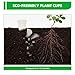 SHAUMN 3 oz Compostable Disposable Bathroom Mouthwash&Rinse Cups,100pcs Small Snack Cups for Kids,Mini Drinking Cups for Party,Office, Picnic, BBQ 4