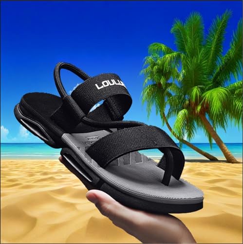 Comfy Hallux Valgus Slippers, Men's Summer Non- Slip Adjustable Cross Strap Arch Support Bunion Corrector Sandals, Casual Toe Corrector Flip Flops, for Big Toes Bent Toes, Pain Relief3