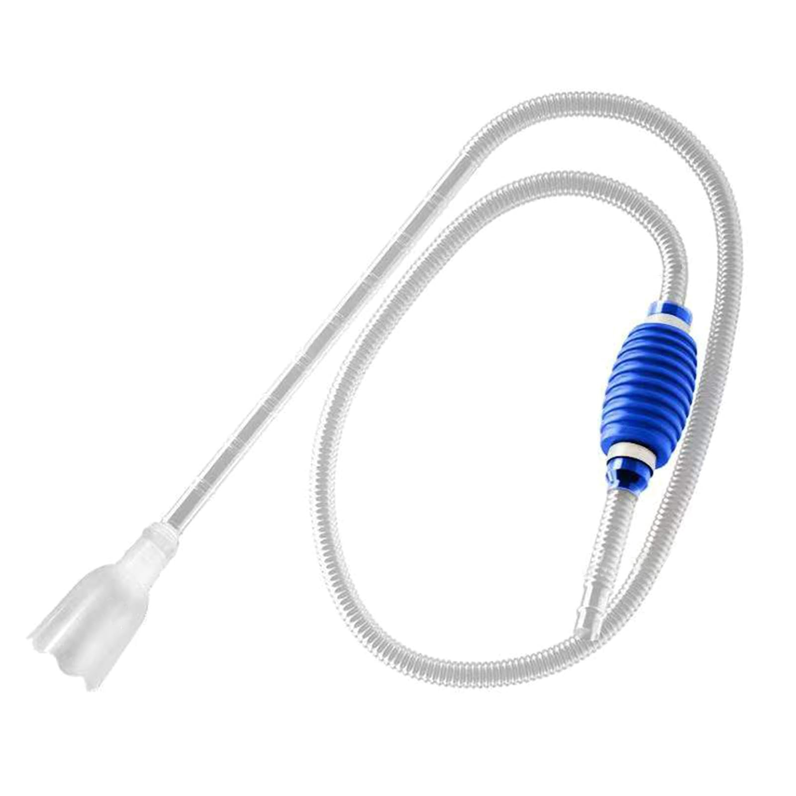 JONbinbkl Aquarium Siphon Water Changer Fish Tanks Siphon Aquarium Siphon Vacuum for Fish Tanks Toilet Suction Aquarium Siphon Vacuum for Fish Tanks Gravel & Sand, Blue-1.5M