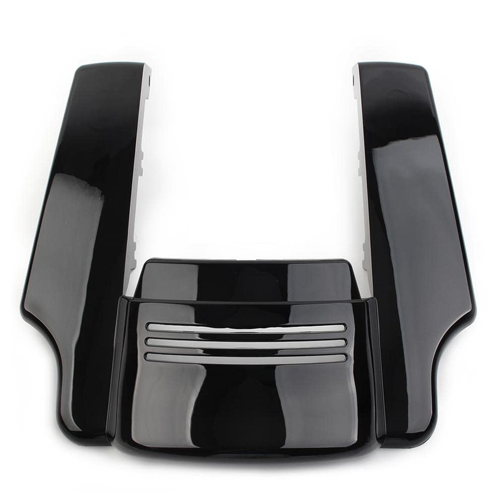 FSFY Extension de garde-boue arrière 12,7 cm ABS étiré pour Harley Touring Street Electra Glide 2009 2010 2011 2012 2013, noir brillant