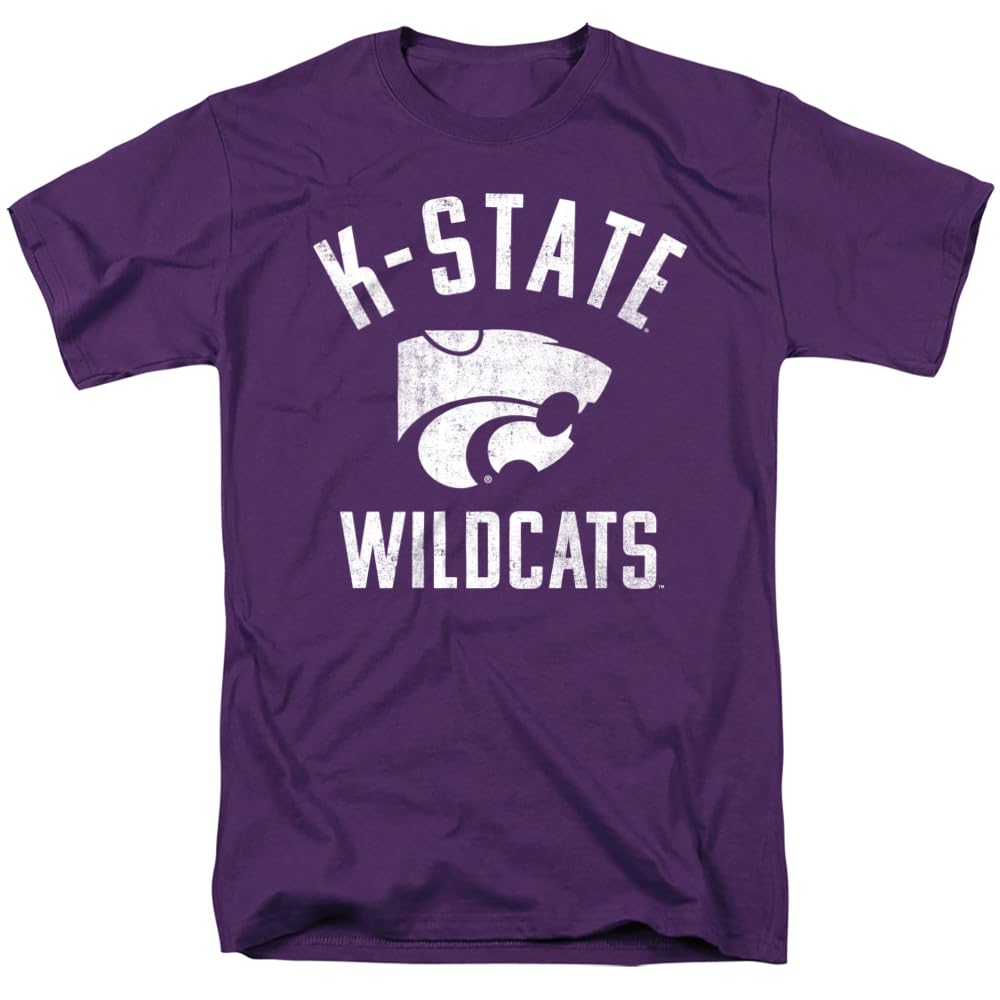 Kansas State University Official Wildcats Logo Unisex Adult T Shirt