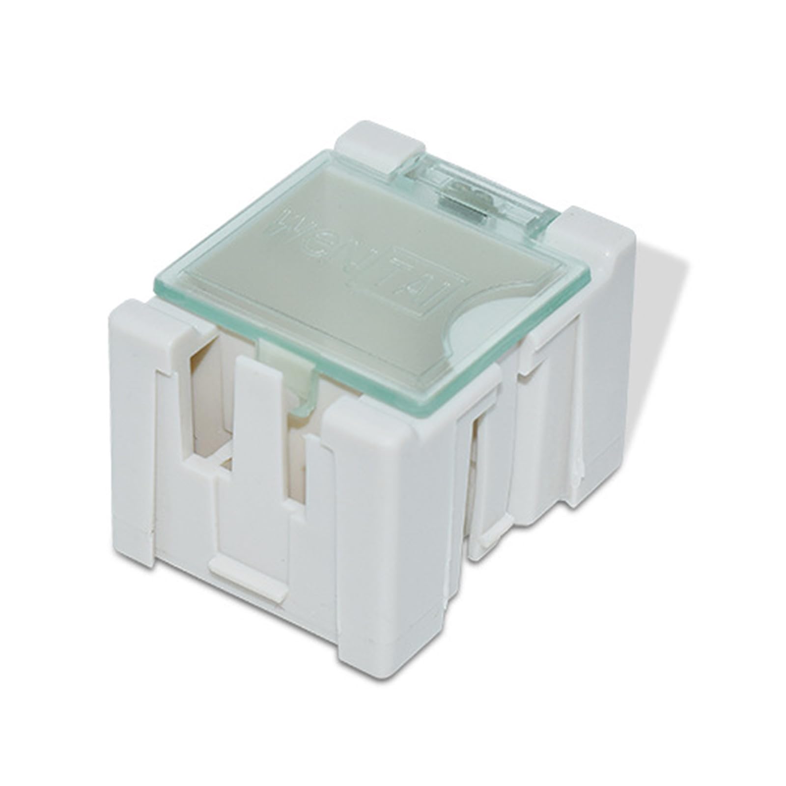 XuQiZZpp Stackable Compartment Box Electronic Components Box Ideal For Storing Rings Resistors Nut Bolts And Crafts