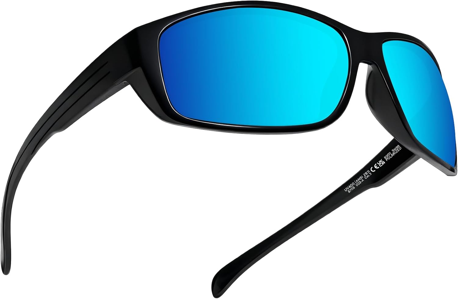 MAXJULI Z87 XL Polarized Sunglasses for Men with Big Heads TR90 Ultralight UV400 Protection Safety Glasses 8706