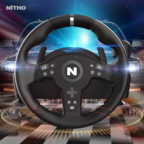 Nitho Racing Wheel for Steering Wheel Gaming, Drive Pro V200 Gaming Wheel, 270° Steering, Car Simulator with Pedals & Integrated Gear Shifter for PS4, Xbox One, Xbox Series X/S, PC - Image 4