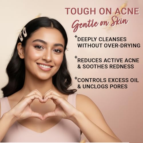Image of Ginseng Glow Face Wash with Niacinamide, Hyaluronic Acid, Kojic Acid, Vitamin C & Gluton | Acne Control, Oil Balance & Brightening | 30 ml