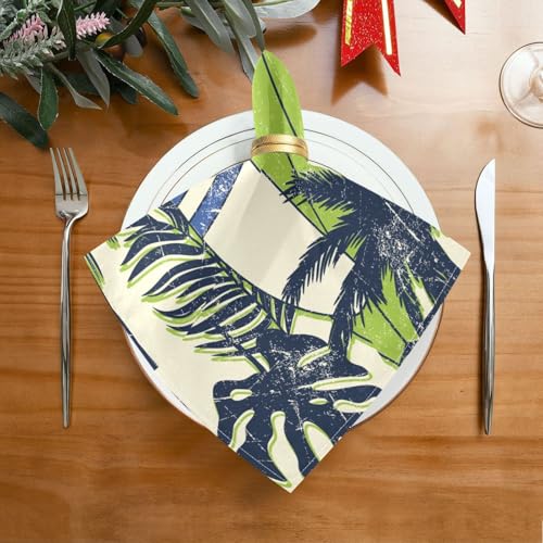 Servilletas de Tela Set de 6 Palm Leaf 50.5x50.5 cm miniatura 3