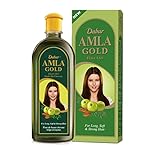 Dabur Amla Gold Hair Oil - 300ml | For Naturally Beautiful, Long, Soft & Strong Hair | Blend with Almond, Amla & Henna | For Root To Tip Nourishment