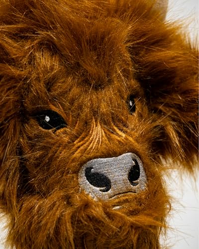 Pins & Aces Highland Cow Leather Golf Head Cover