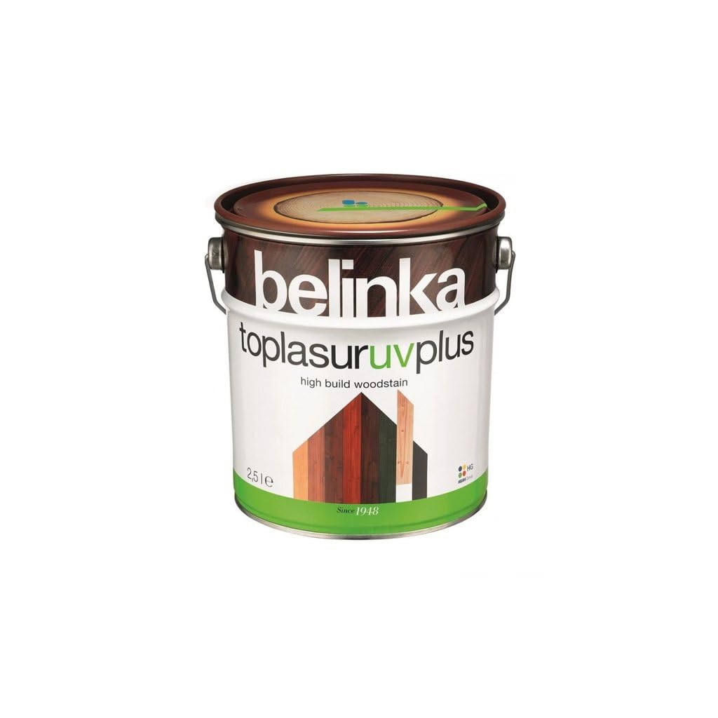 Toplasur UV Plus - Holzlasur Außen - 2,5 Liter - UV-Schutz - Wetterfest - Für Holz im Außenbereich - Farbe: Graphitgrau (Farblos, 2,5l)