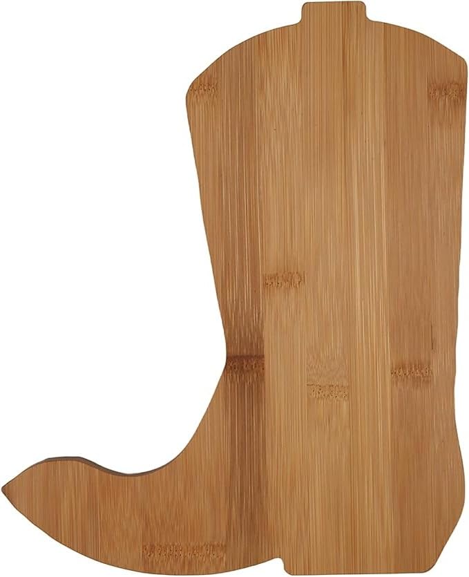Tabla de Cortar Bambú Figura Bota Vaquera 27.9x22.9 cm miniatura 3