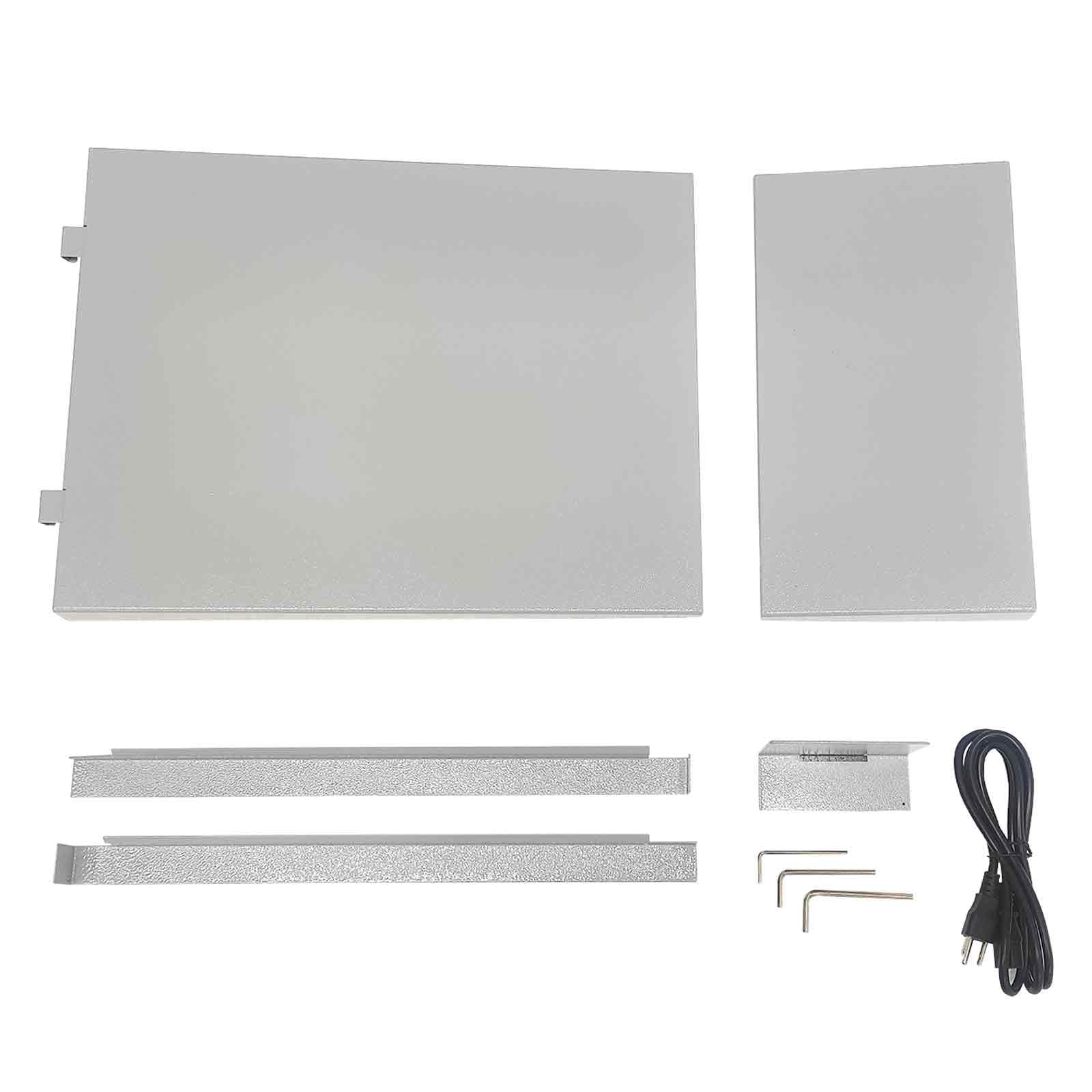 Macchina elettrica per cordonatura e perforazione da 33 cm, 2 in 1, per segnare e perforare la carta, 2600 fogli/h, profondità regolabile, velocità/pressione, per carte e manuali, 110 V