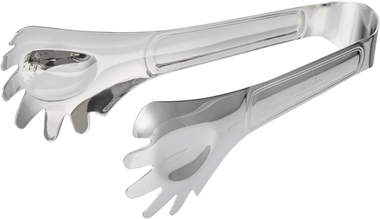 Restaurantware Pasta Tongs - 72 Count - Met Lux 8.27" x 3.78" Stainless Steel Spaghetti Tongs, Dual-End Design, Mirror-Polished, Dishwasher Safe - Ideal For Pasta Serving and Buffets