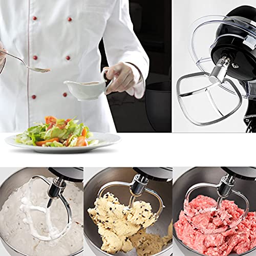 GIANTEX Küchenmaschine 1300W, Rührmaschine Knetmaschine mit 5,5 L-Rührschüssel, 10-stufige Geschwindigkeit Teigmaschine… – Bild 6