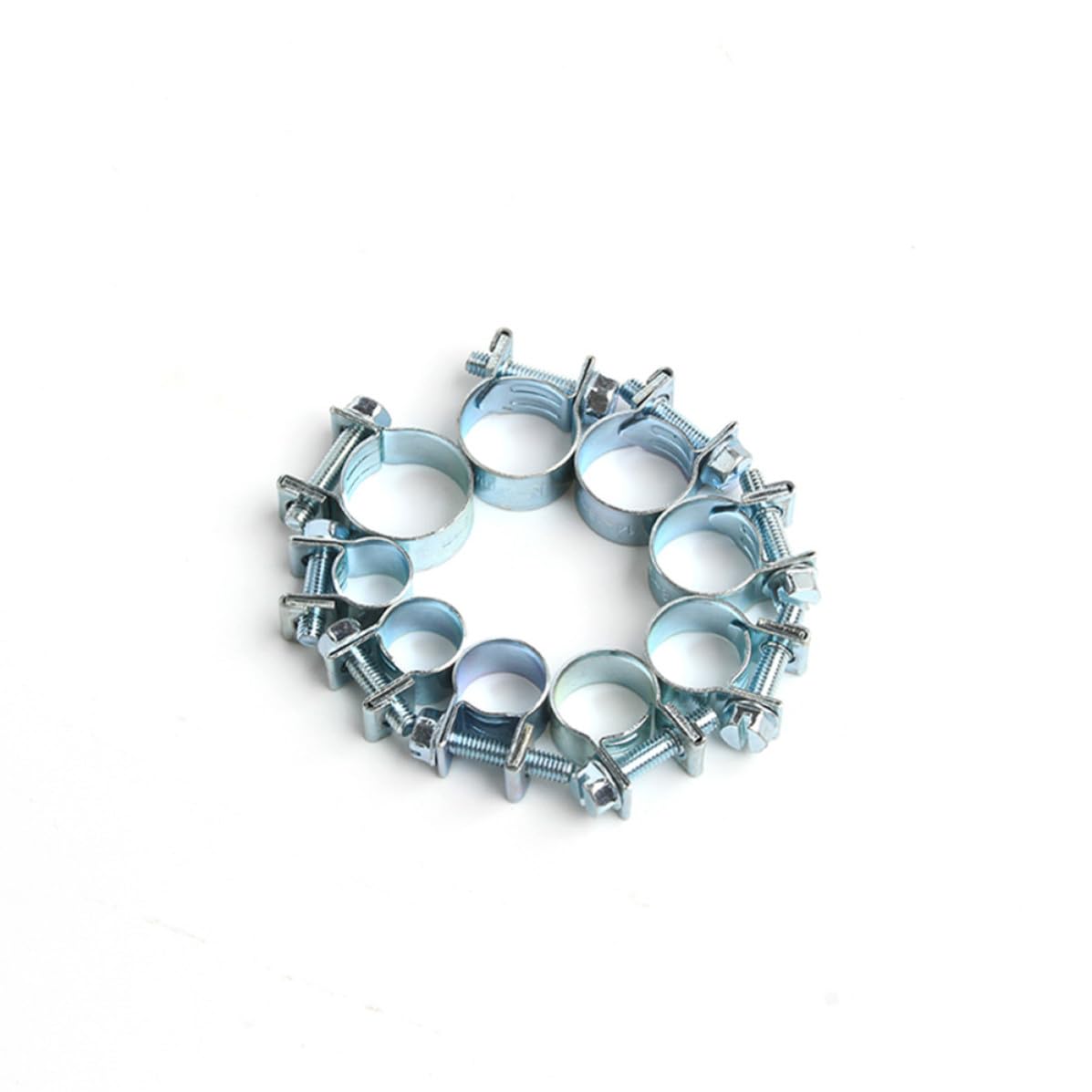 135 Pièces Collier de Serrage Métallique Lot en Métal Zingué