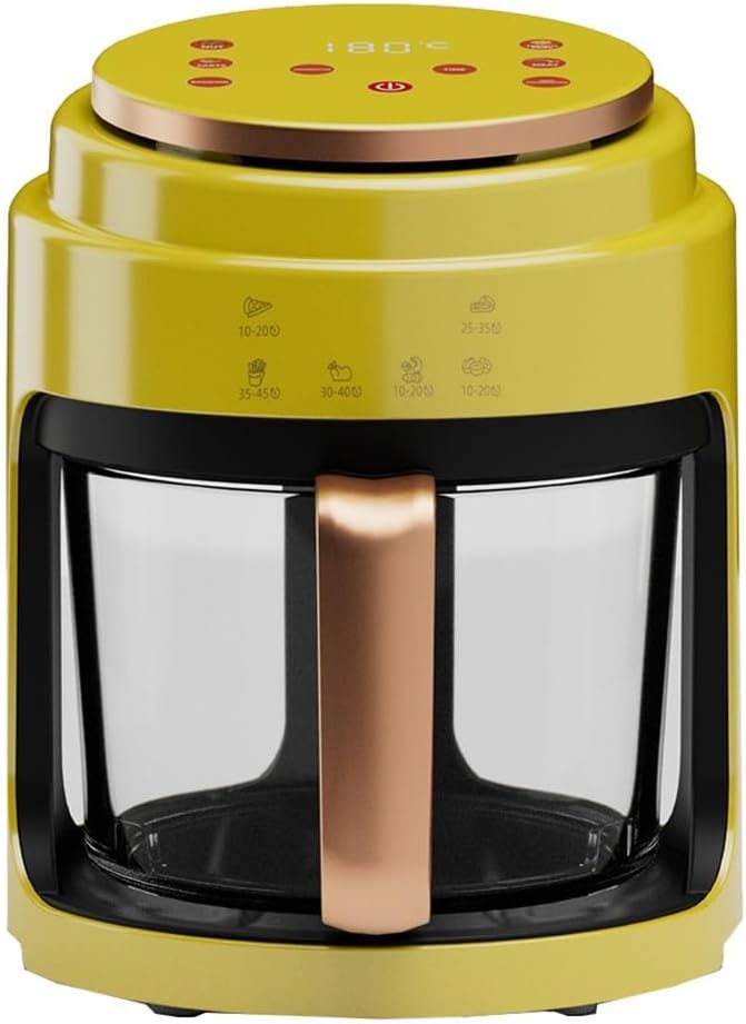 TEMKIN 4L Digital Air Fryer, Yellow