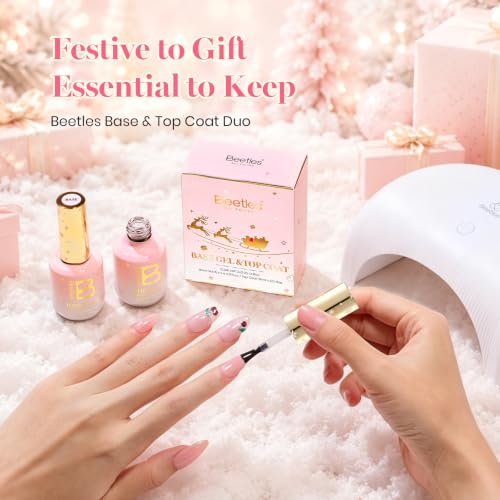 Image of Beetles Gel Base and Top Coat Set Holiday Limited Edition 2PCS 15ML