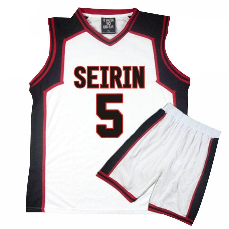 Tuboshu 3D Kuroko No Basket Basuke Cosplay Uniform SEIRIN Basketball Jersey Number 10 11 Kagami Taiga Sportswear Tees Shorts Costume Set