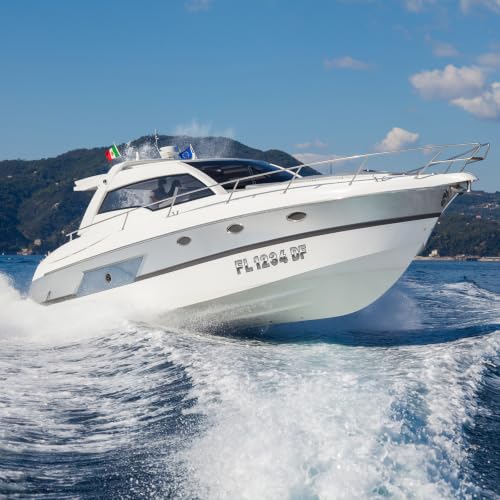 Image of MotiMind 30 Pcs Boat Registration Waterproof Marine,Metal,Silver