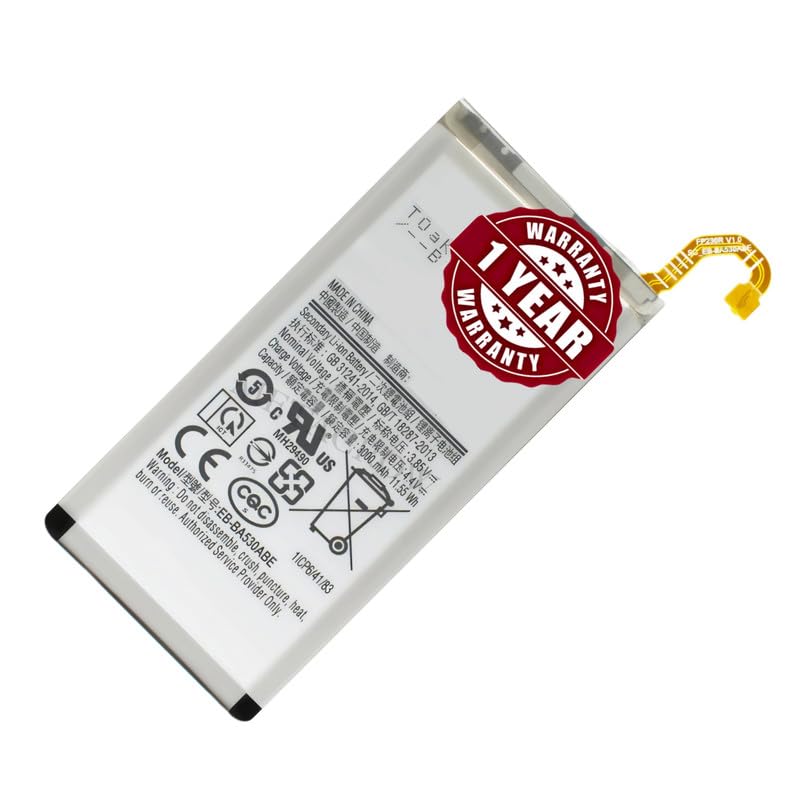 Image of Original EB-BA530ABE Battery Compatible for Samsung Galaxy A8 (2018) (SM-A530F) - (3000mAh) - 1 Year Warranty BC45