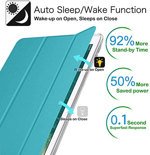 Image of DuraSafe Cases for iPad PRO 11 Inch 1st [ PRO 11 1 Gen 2018 ] A1980 A1934 A2013 A1979 MTXN2HN /A MTXP2HN /A MTXR2HN /A MTXQ2HN /A Lightweight Smart Adjustable Stand Feature Sleek Design Flip Case - Green