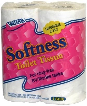 Valterra Q23630 Softness 2-Ply Toilet Tissue, (Pack of 4) Quantity 4