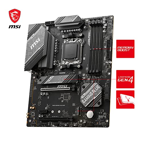 image for MSI B650 GAMING PLUS WIFI Motherboard, ATX - Supports AMD Ryzen 7000 S