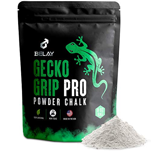 100% Pure Magnesium Carbonate Gym Chalk | USA Made 8oz Hand Chalk Powder | Rock Climbing Chalk, Gymnastics Chalk for Bars, Chalk For Weightlifting, Workout Chalk, Weight Lifting Chalk