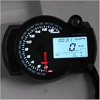 Speedometer Universal 7Colors Digital Motorcycle Odometer Speedometer Meter Instrument Adjustable MAX 299KM/H