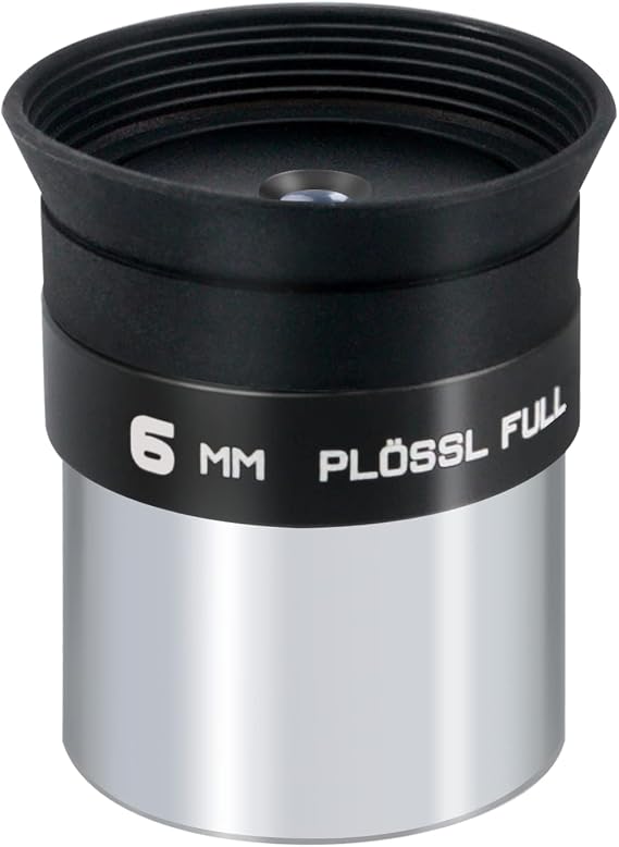6mm Telescope Eyepiece 1.25inch, 4-Element Plossl Eyepiece, Fully Coated, Metal Construction with Threads