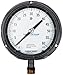 Ashcroft Duragauge Type 1279 Black Phenolic Case Pressure Gauge with PLUS Performance Option, 316 Stainless Steel Bourdon Tube and Tip, 316 Stainless Steel Socket, Solid Front Case, 4.5" Dial Size, 1/2" NPT Lower Connection, 0/60 psi Pressure Range