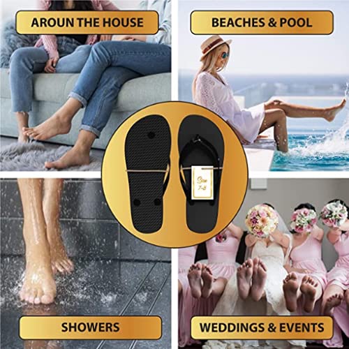 Trail maker 50 Pairs Bulk Flip Flops for Women Wedding Guests, Bnb Guests, Hotels, Pedicure Parties, and Charity Donation3