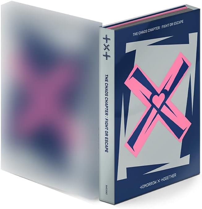 TXT The Chaos Chapter : Fight or Escape 1st Repackage Album Tomorrow X Together [+Extra Photocard and Sticker] (Escape ver)
