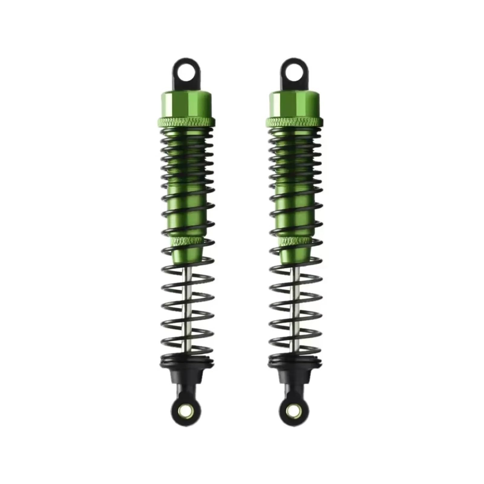 Modelli Ammortizzatore RC Per 1/10 71-98mm 511168 2 Pezzi Ammortizzatore In Lega Di Alluminio Off-Road Truggy Truck Ricambi E Accessori Sostituzione E Utilizzo(Green)