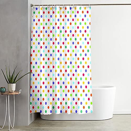 Rideau de douche 165x180cm multicolore pour égayer la routine du matin