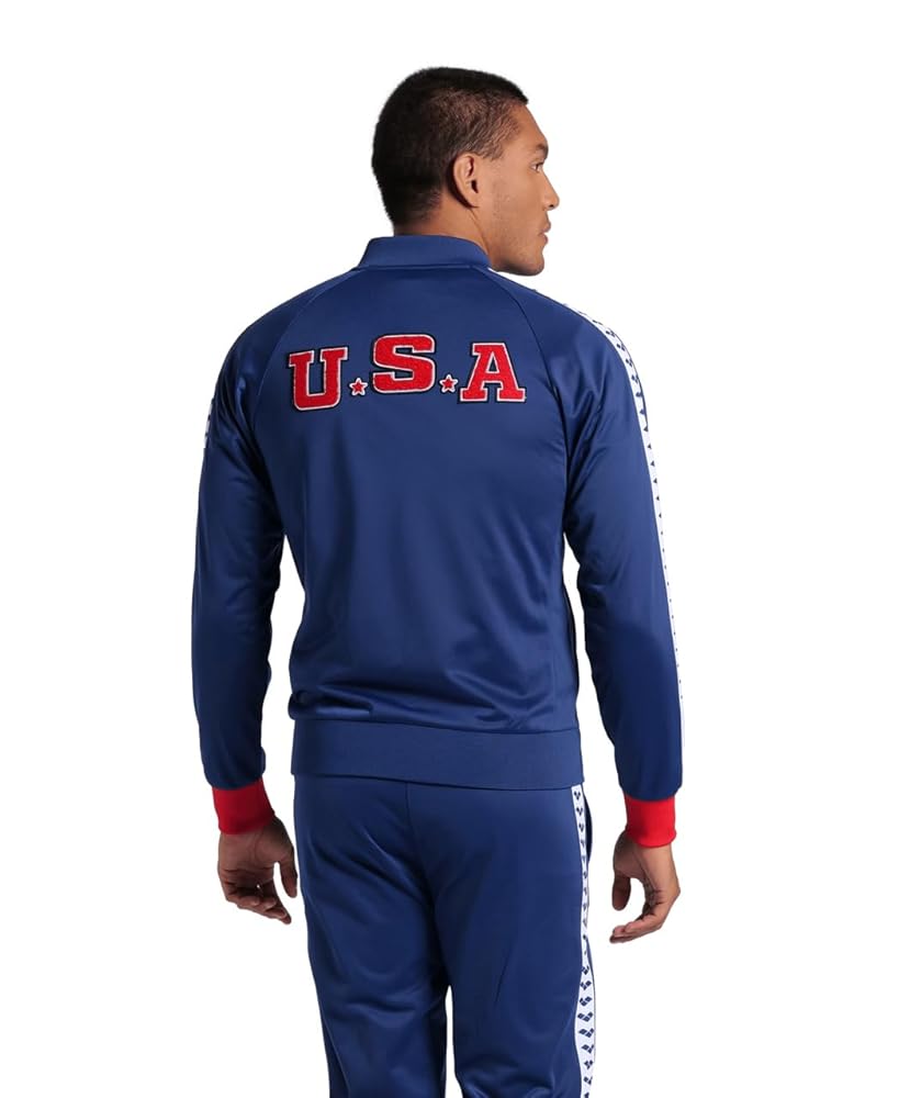 Amazon.com: ARENA Men's Standard Team Relax IV Jacket, Navy