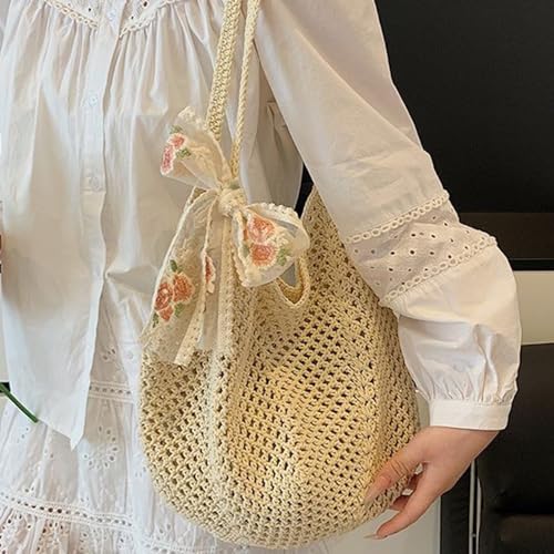Bolsa Tote de Crochet para Mujer miniatura 3