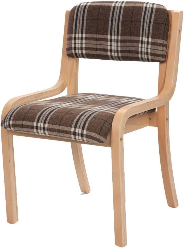 Chaises de salle à manger en bois fini le mal de dos grâce au dossier confortable