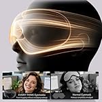 Sleep Mask for Men Women - Eye Masks for Sleep, 100% Blackout Eye Covers for Sleeping, Eye Mask for Lash Extensions, 3D Zero Eye Pressure Travel Eye Mask Blindfold for Side Sleeper - Image 5