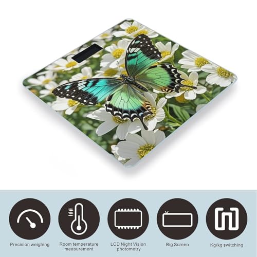 Báscula Digital de Baño Music Butterfly Precisa y Moderna miniatura 3