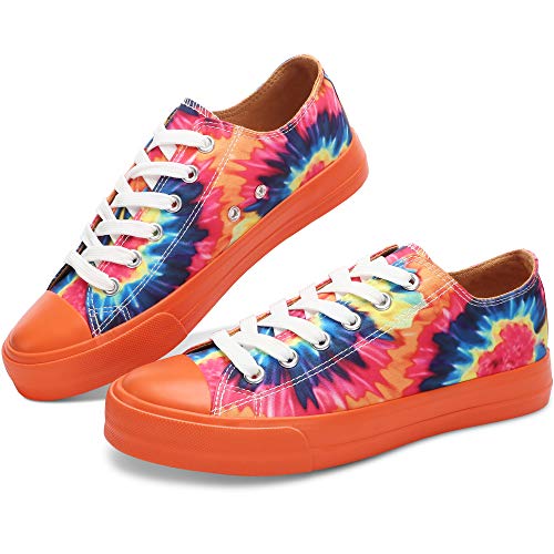 Image of Obtaom Unisex Canvas Shoes Low Top Fashion Sneakers Slip on Walking Shoe