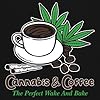 Tee Hunt Cannabis Coffee Sweatshirt Weed Brew 420 Morning Ritual Joint Java Wake Bake