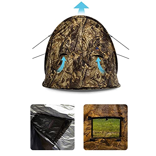 Carpa de camping plegable automática para 2 personas miniatura 4