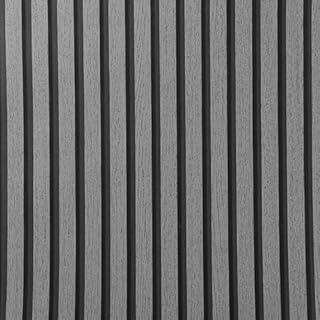 Swehooirt Wood Slats Wallpaper Dark Grey and Black Wallpaper Panel Wood Grating Rustic Wooden Slat Wall Panelling for Bedroom Living Room Hallway Stairs Lounge Hall