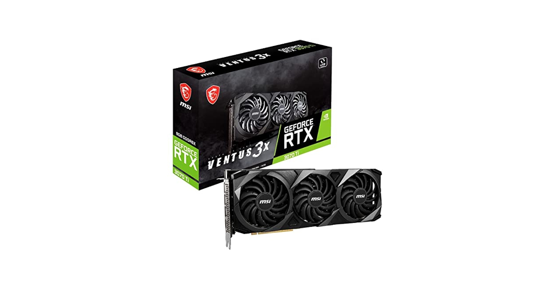 Amazon.com: MSI Gaming GeForce RTX 3070 Ti 8GB GDRR6X 256