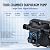 JustSmart Water Pressure Booster Pump 115V AC 5.5GPM 70PSI On Demand Water Diaphragm Pump with 158Ft Head Lift, Self-Priming RV Fresh Water Pump with Pressure Switch for Home Marine Yacht Garden Hose