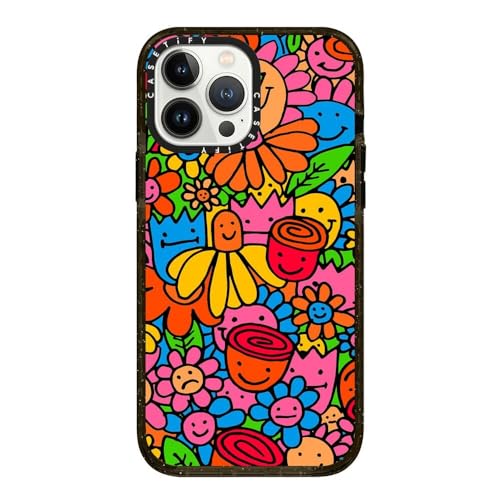 CASETiFY �C���p�N�g�P�[�X iPhone 13 Pro Max - Flowers by Matthew Langille - �N���A �u���b�N