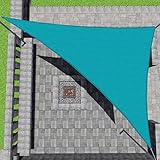 Patio Paradise 12' x 12' x 12' Turquoise Green Sun Shade Sail Equilateral Triangle Canopy -...