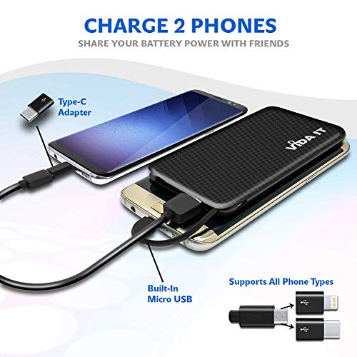 Vida IT Power Bank Slim per Giubbotto Giacca Gilet...