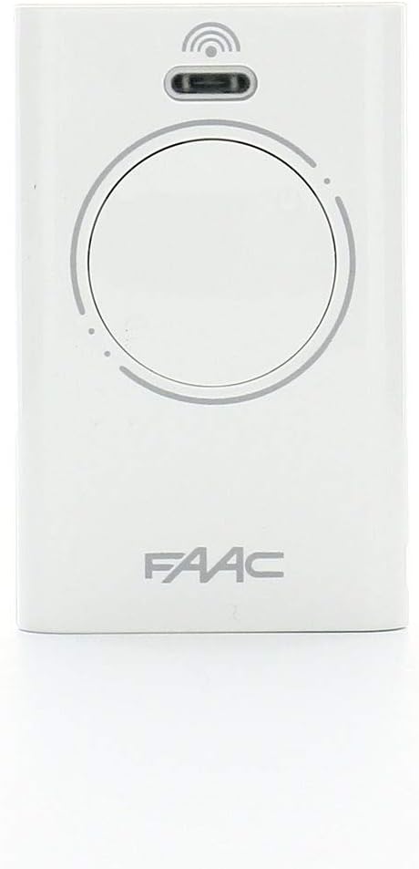 787007 Gate Remote Control XT2 433 SLH LR Transmission 2 Channels White 433 MHz